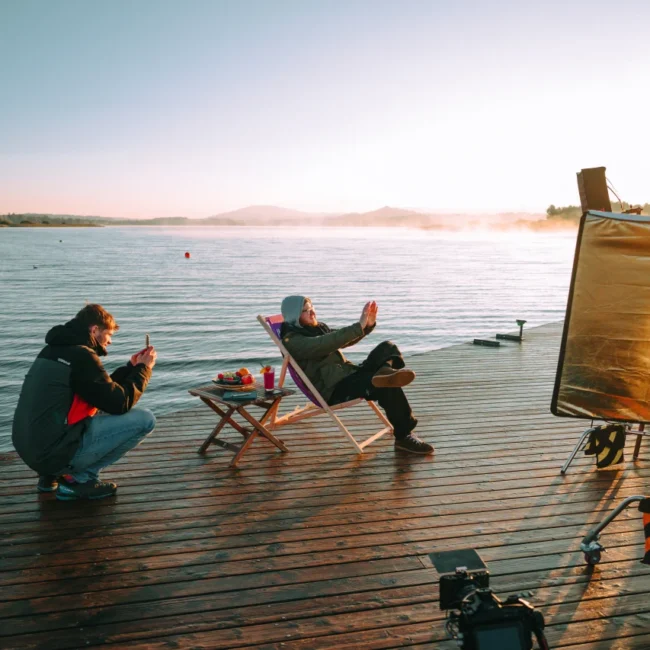 MakingOf von Werbefilm Imagefilm Produktion für Hitsch in Salzburg - Holy Moly Films
